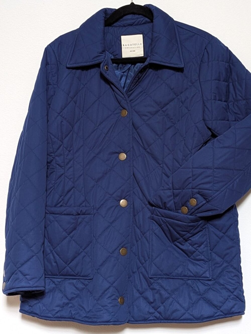 Bagatelle Sport Quilted Puffer Jacket | Royal Blue | L